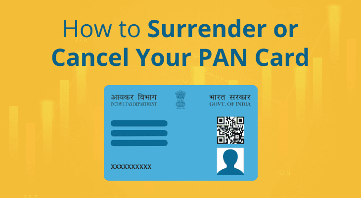 How to Surrender or Cancel Your PAN Card