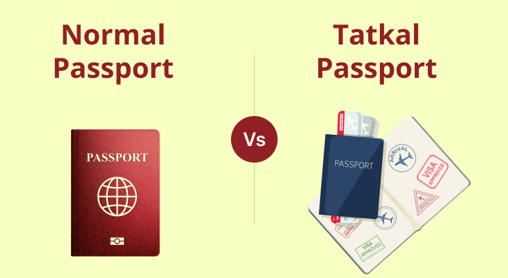 Difference Between Normal vs Tatkal Passport