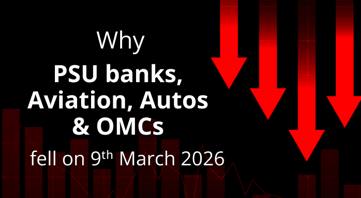 Stock market crash: Why PSU banks, Aviation, Autos & OMCs fell on 9th March 2026? Stock market crash: Why PSU banks, Aviation, Autos & OMCs fell on 9th March 2026?