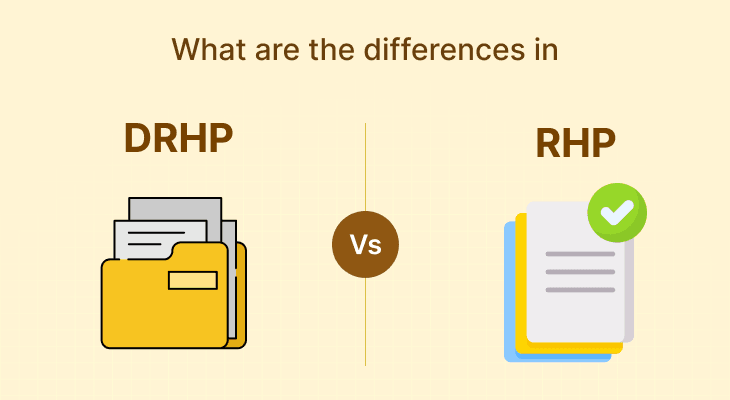 What are the differences in DRHP and RHP in IPOs