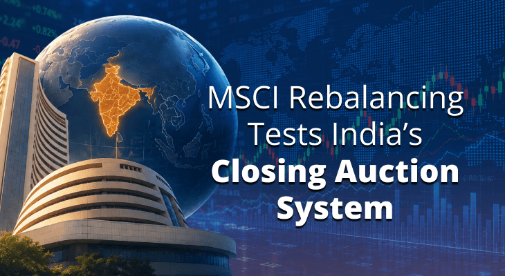 How MSCI rebalancing tested India's Closing Auction System on August 31 How MSCI rebalancing tested India's Closing Auction System on August 31
